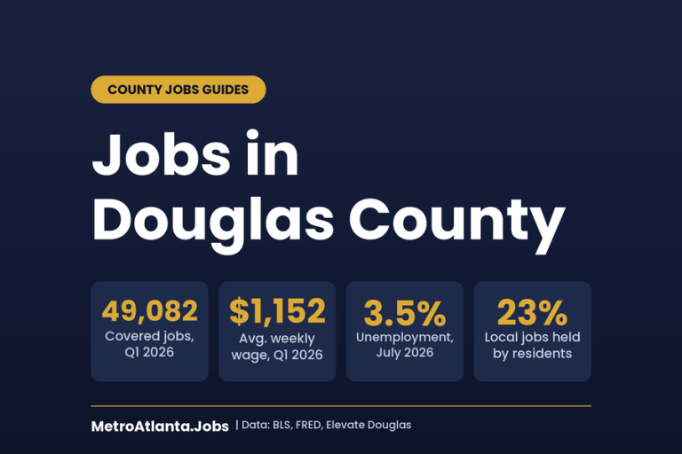Jobs in Douglas County Georgia 2026 guide covering top employers in Douglasville and Lithia Springs